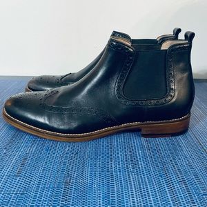 Men's Johnston & Murphy Leather Wingtip Boots, size 10M